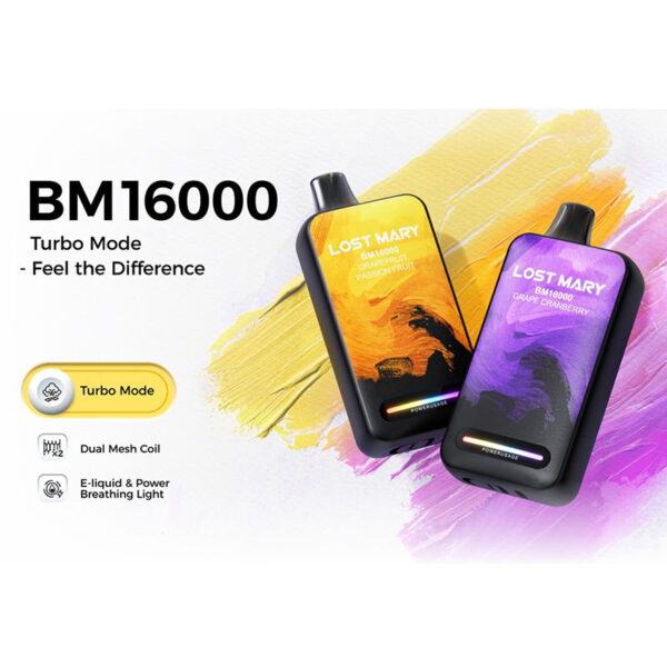 LOST MARY BM16000 Disposable Box Vape 16000 Puffs - Image 3