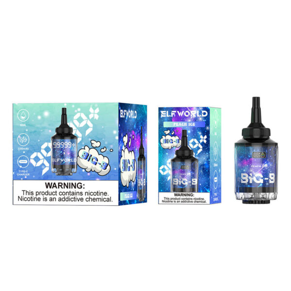 Elf World BIG-B 99999 Puffs Disposable Shisha Hookah Vaping - Image 9