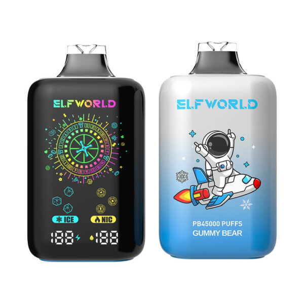 Elf World PB45000 Puffs Disposable e-Cigarette Ice&Nic Strength Adjust - Image 3