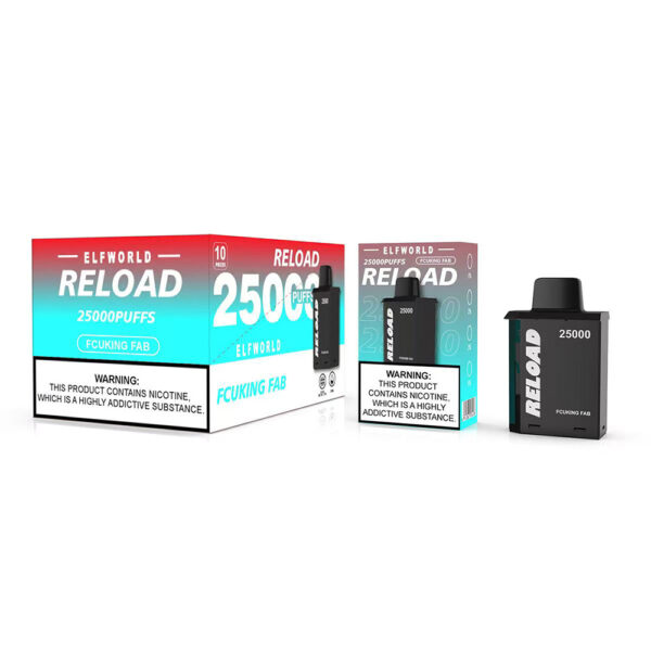 Elf World Reload 25000 Puffs Pod Replaceable Vape e-Cig - Image 8