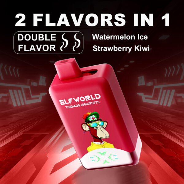Elf World Tornado 60000 Puffs Dual Flavors Disposable Vape - Image 7