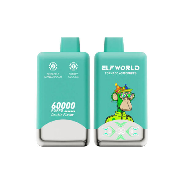 Elf World Tornado 60000 Puffs Dual Flavors Disposable Vape - Image 3