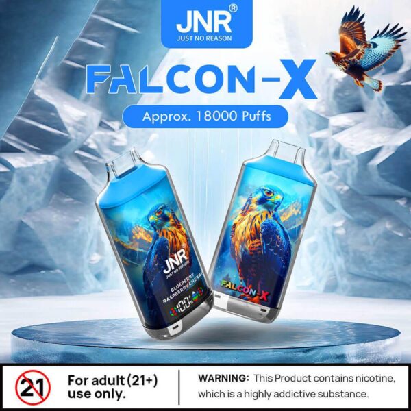JNR FALCON X 18000 Puffs Disposable Pod Device Wholesale - Image 3