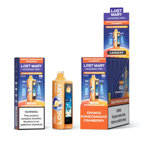 LOST MARY MO20000 PRO Disposable Vape with Display - Image 5