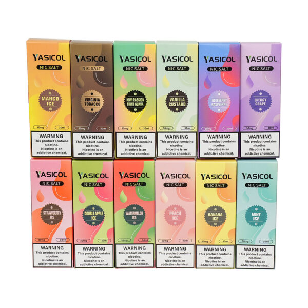 YASICOL Nic Salt eJuice 30ml 50mg - Image 4