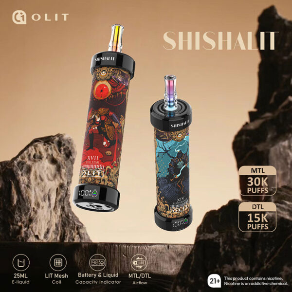 OLIT SHISHALIT 30000 Puffs MTL DTL Disposable Pod Device - Image 8