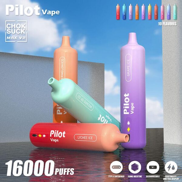 PILOT VAPE Max V2 16000 Puffs Disposable Vape Pen - Image 2