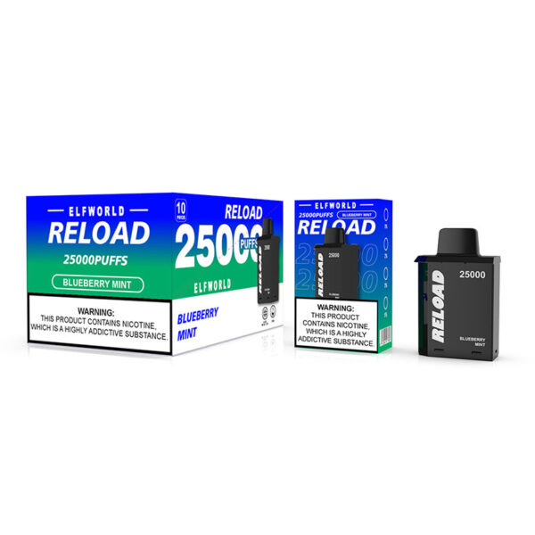 Elf World Reload 25000 Puffs Pod Replaceable Vape e-Cig - Image 6