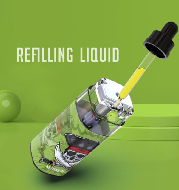 Airflow Adjust Disposable Vaporizer Kit with RGB Color Light - Image 7
