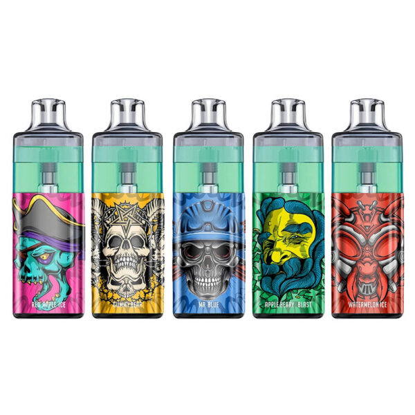 Airflow Adjust Disposable Vaporizer Kit with RGB Color Light - Image 2