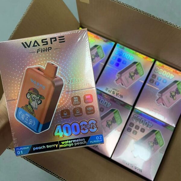 WASPE 40000 Puffs Disposable Vape China 2 Flavors in 1 - Image 9