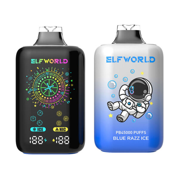 Elf World PB45000 Puffs Disposable e-Cigarette Ice&Nic Strength Adjust - Image 8