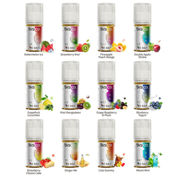 Yasicol Nic Salt e-Juice 30ml 25mg