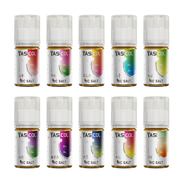 Yasicol Nic Salt e-Liquid 30ml 50mg