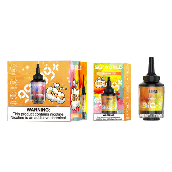 Elf World BIG-B 99999 Puffs Disposable Shisha Hookah Vaping - Image 8