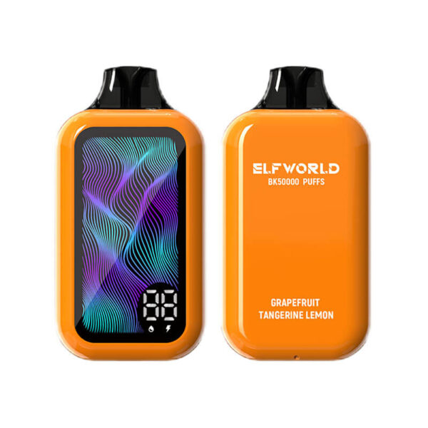 ELF WORLD BK50000 Puffs Disposable e-Cig with Full Screen - Image 5