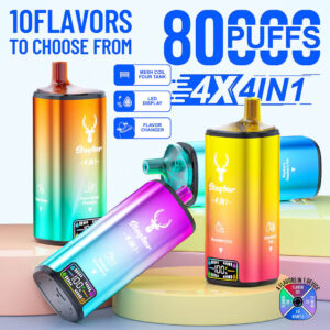 STAGBAR 4 in 1 Disposable Vape 80K Puffs