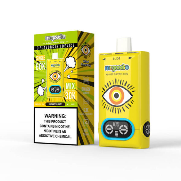 Mr.Goodie Adjust Flavor King 3 Flavors in 1 Disposable e-Cig 60K Puffs - Image 5