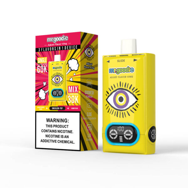 Mr.Goodie Adjust Flavor King 3 Flavors in 1 Disposable e-Cig 60K Puffs - Image 8