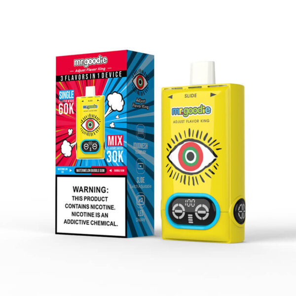 Mr.Goodie Adjust Flavor King 3 Flavors in 1 Disposable e-Cig 60K Puffs - Image 9