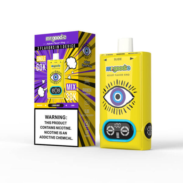Mr.Goodie Adjust Flavor King 3 Flavors in 1 Disposable e-Cig 60K Puffs - Image 10
