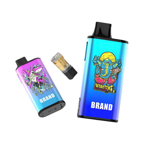 Dual 1+8ml 18000 Puffs Disposable Vape 2 Flavors in 1 OEM ODM - Image 2