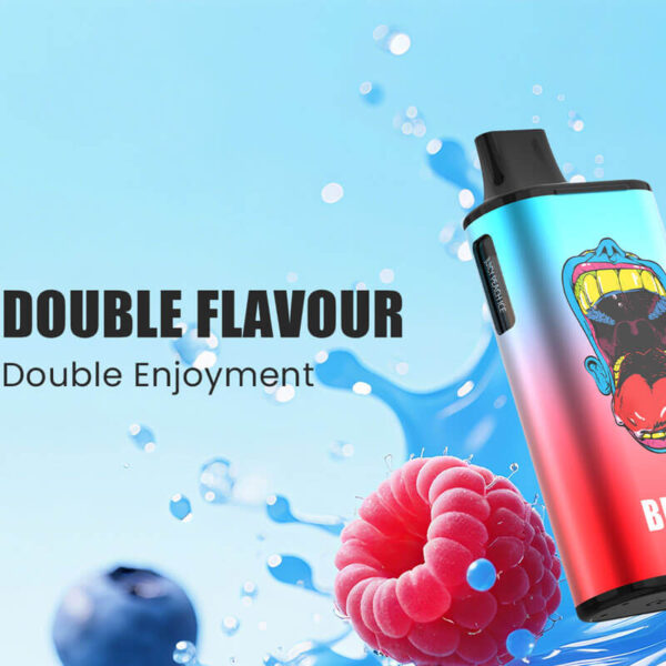 Dual 1+8ml 18000 Puffs Disposable Vape 2 Flavors in 1 OEM ODM - Image 3