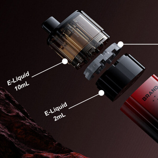 2+10ml Dual Flavors in One Disposable e-Cigarette 50K Puffs - Image 3