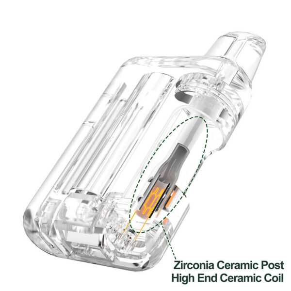 0.5ml 1ml 2ml Full Ceramic CBD Vape with Zircona Post - Image 7