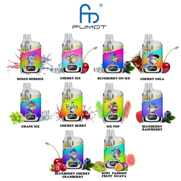 FUMOT Box Pro 22000 Puffs Disposable Pod Device