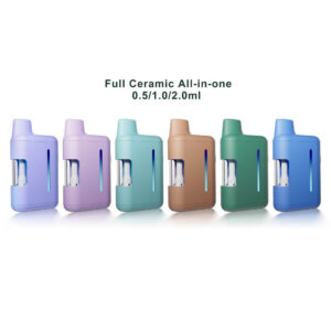0.5ml 1ml 2ml Full Ceramic CBD Vape with Zircona Post