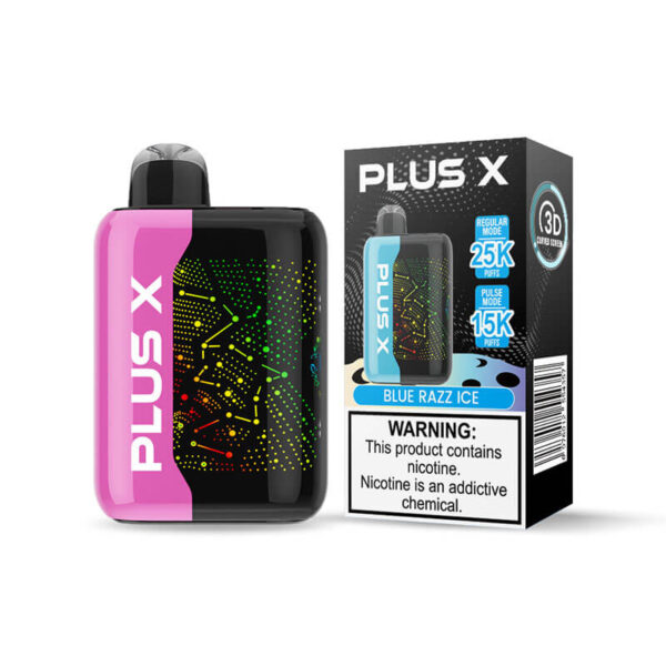 PLUS X 25K Puffs Disposable Vape with 3D Curved Screen - Image 9