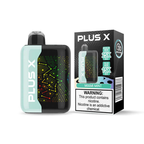 PLUS X 25K Puffs Disposable Vape with 3D Curved Screen - Image 10