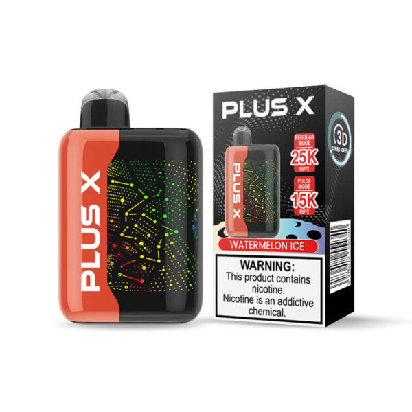 PLUS X 25K Puffs Disposable Vape with 3D Curved Screen - Image 5