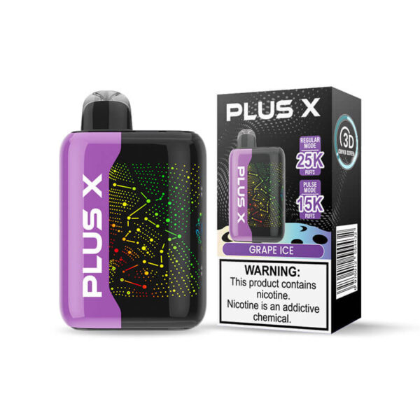 PLUS X 25K Puffs Disposable Vape with 3D Curved Screen - Image 7