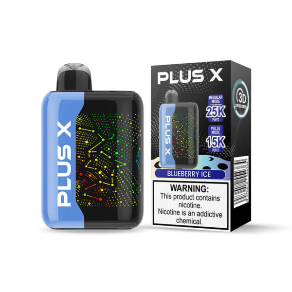 PLUS X 25K Puffs Disposable Vape with 3D Curved Screen - Image 2