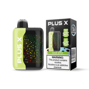 PLUS X 25K Puffs Disposable Vape with 3D Curved Screen