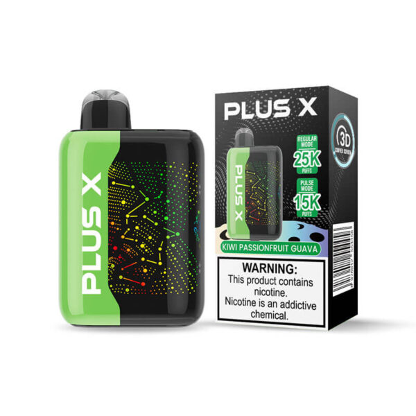 PLUS X 25K Puffs Disposable Vape with 3D Curved Screen - Image 8