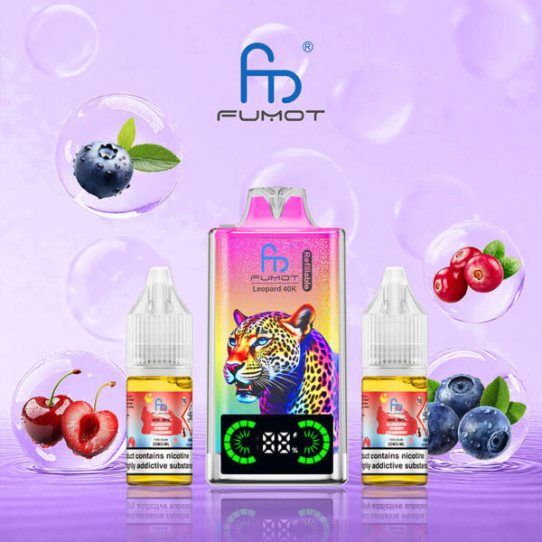 FUMOT Leopard 40K Puffs Refillable Disposable Vape - Image 4