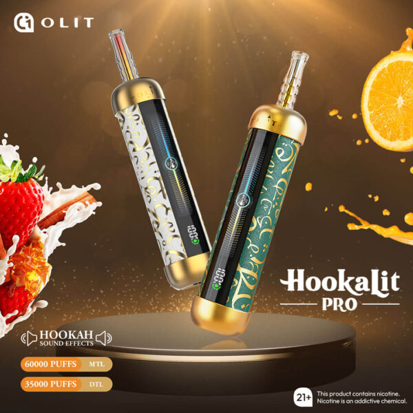 OLIT Hookalit Pro 60000 Puffs Disposable Vape MTL DTL - Image 2