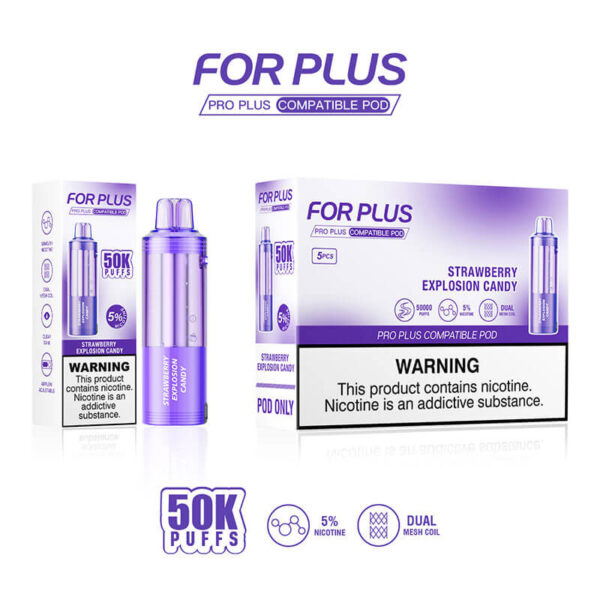 For Plus 50000 Puffs Disposable Pod Device - XMCVAPE