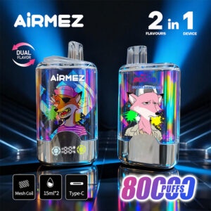 Airmez Fox 2 in 1 Disposable Vape 80K Puffs