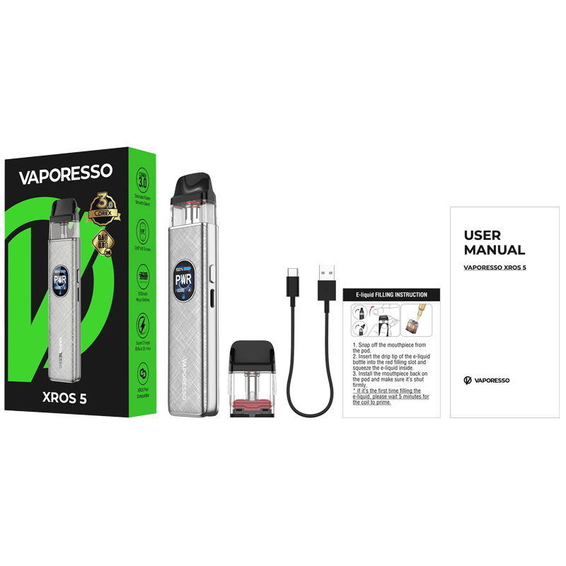 VVaporesso XROS 5 Pod System Kit 1500mAh - Image 10