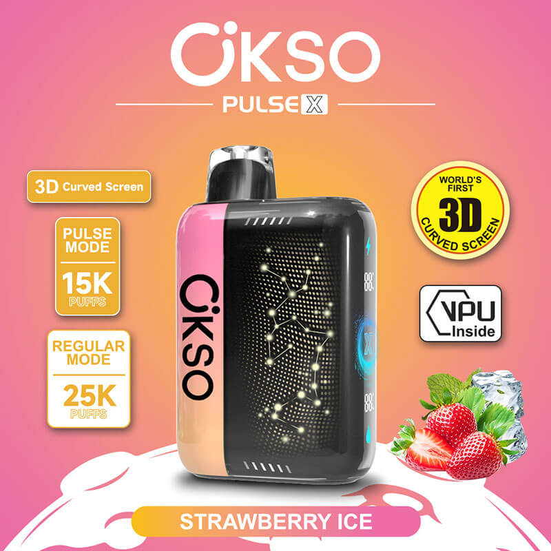 OKSO Pulse X 25K Puffs Disposable Pod Device - Image 2