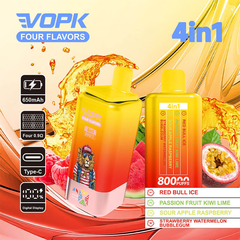 VOPK Four 80000 Puffs Disposable e-Cigarette 4 Flavors in 1 | Wholesale Disposable Vape Manufacturer - Image 5