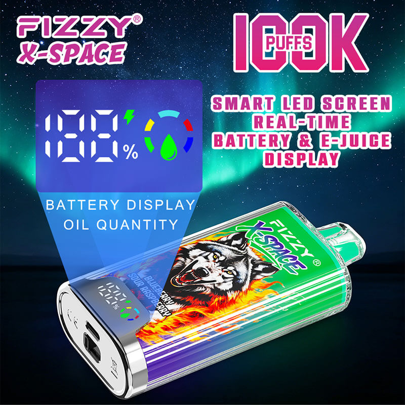 FIZZY X-Space 100K Puffs Disposable e-Cigarette - Image 5