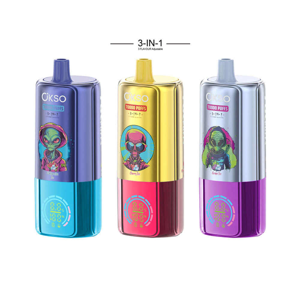 OKSO 3 in 1 70K Puffs Disposable Pod Device