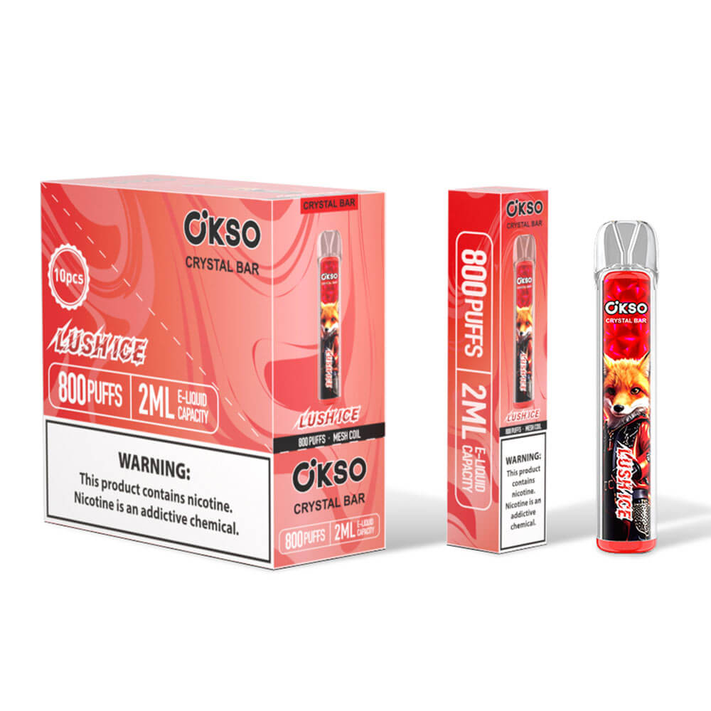 OKSO Crystal Bar 800 Puffs Disposable e-Cig - Image 10