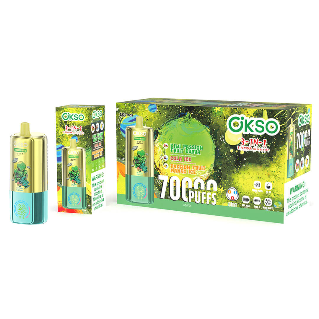 OKSO 3 in 1 70K Puffs Disposable Pod Device - Image 8