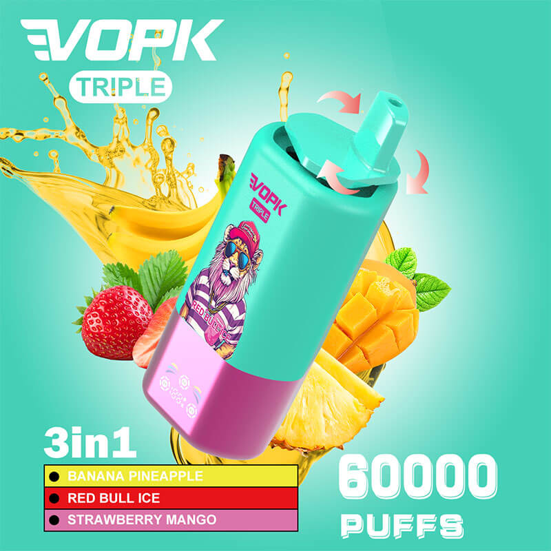 VOPK Triple 60000 Puffs Disposable Pod Device 3 in 1 - Image 8